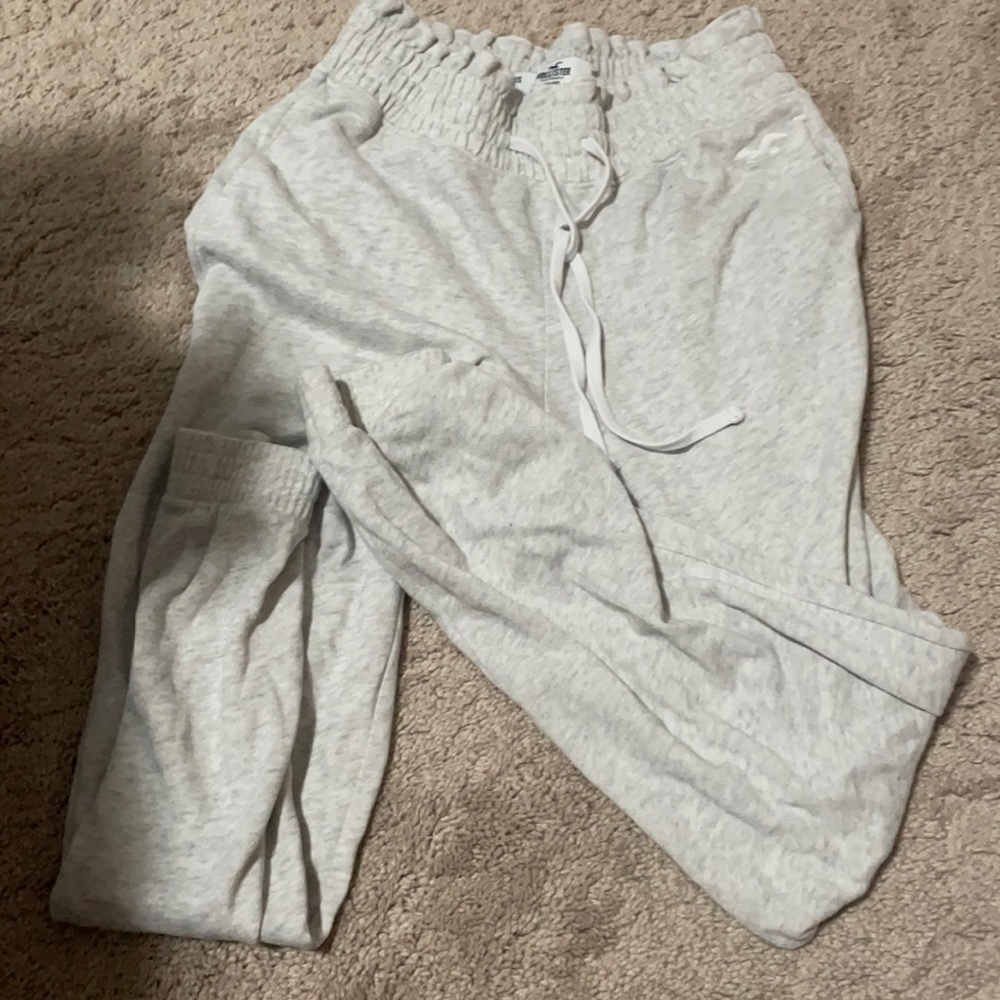light grey hollister joggers